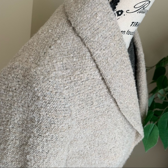 Hilton Hollis 2 Piece Wool Blend Animal Print Dress Suit Beige Green Sz 0 - Picture 9 of 16